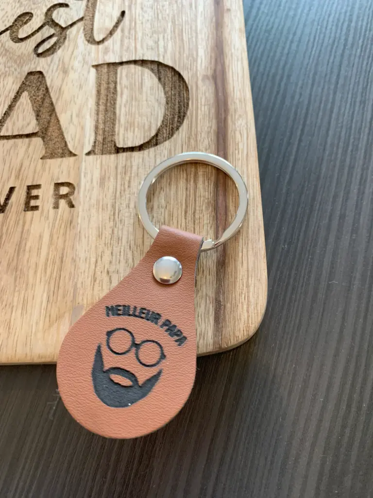 Porte clés « meilleur papa »