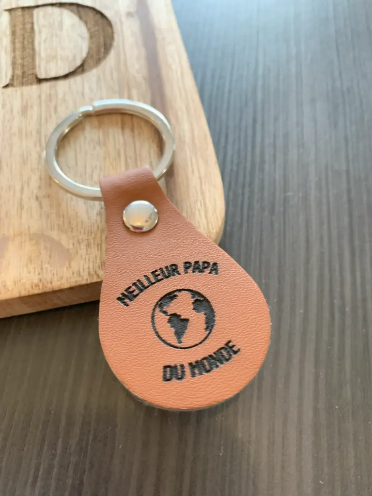Porte clé « meilleur papa du monde »