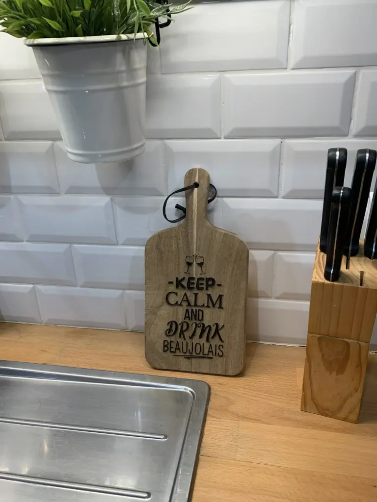 Planche à découper "Keep calm ..."