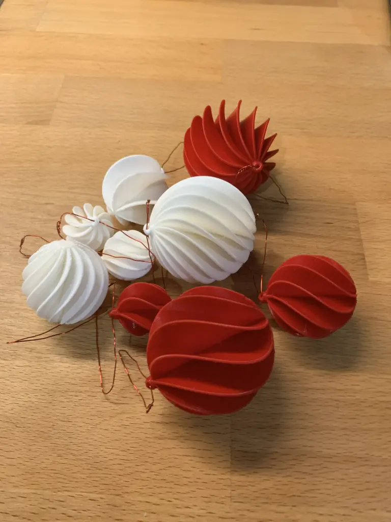 Boules de noël (Impression 3D)
