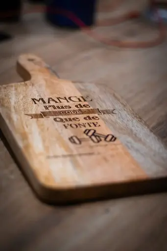 Planche à découper personnalisée